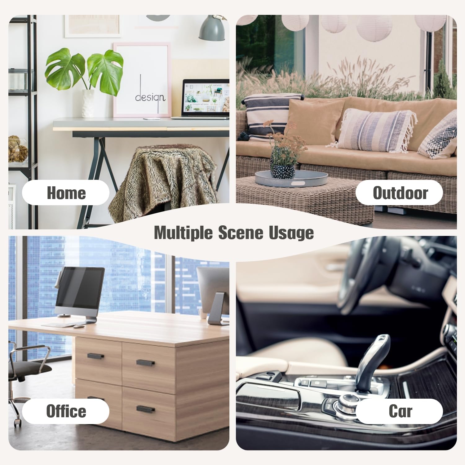 70 self-adhesive cable clips - 50 small + 20 large self-adhesive cable organizers - plastic cable organizer clips for organizing cables on the wall - on the desk and in the home office clear