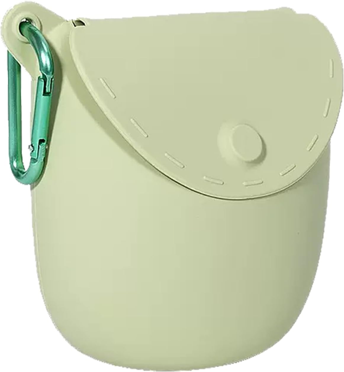 Portable training bag for dogs and cats - outdoor food pouch - suitable for training and feeding pets on the go green