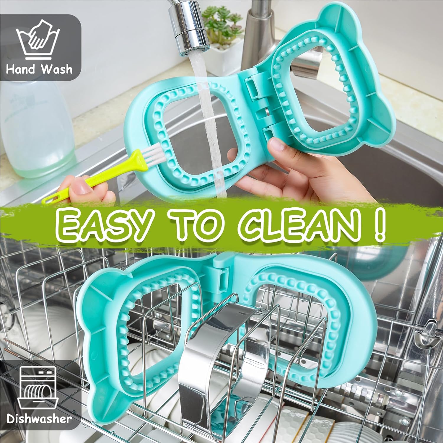 Sandwich Cutter/Sealer - Making Bread - DIY Bread - Square - Stainless Steel - Bread Cutter - Suitable for Kids - Boys & Girls - Lunch & Breakfast