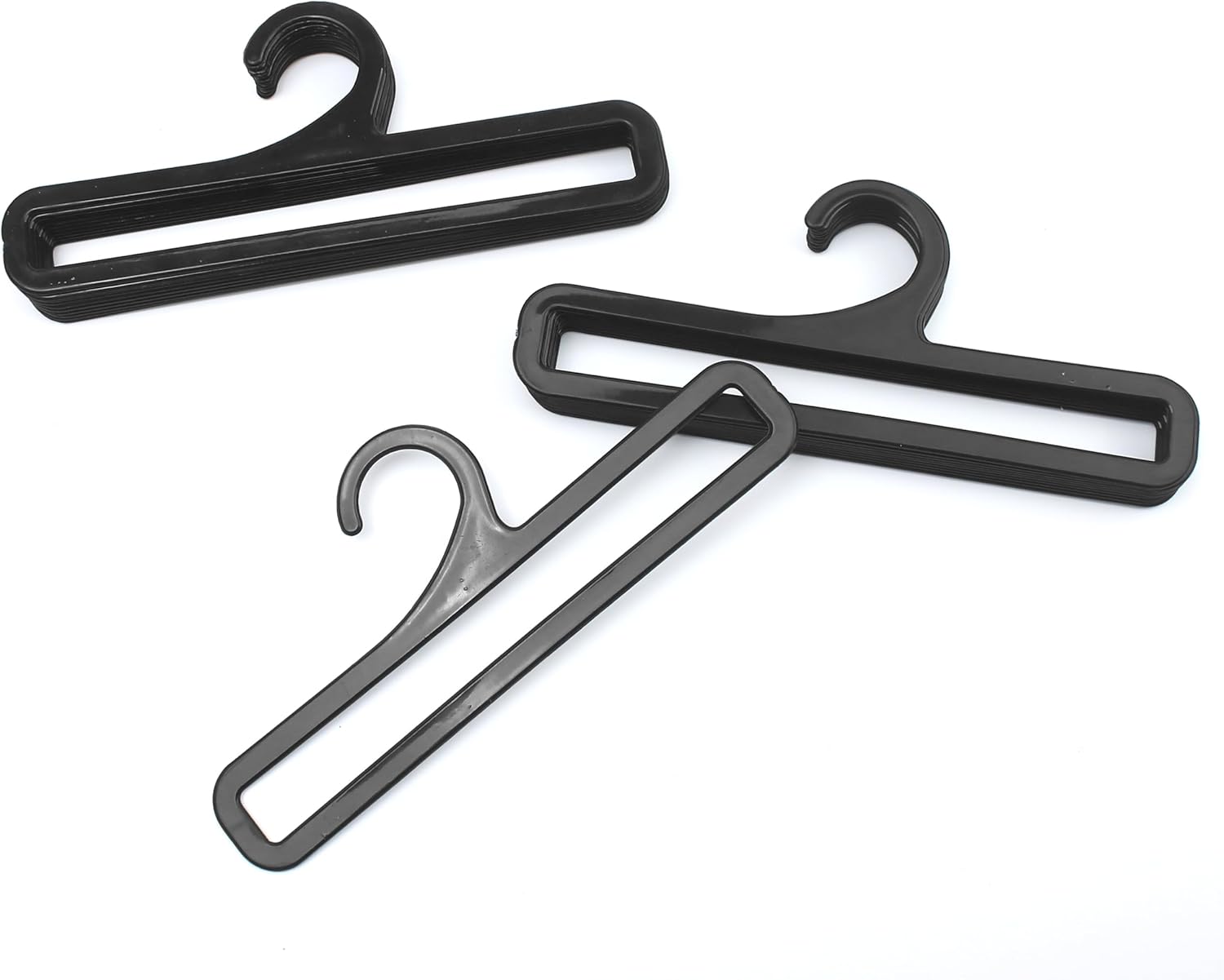 Towel rail - Tea towel hook - Display - 7.75 inches long - 50 pieces - Black - Multi-functional - Plastic clothes rail - Storage rack - Suitable for hanging leggings, scarves, socks, hats, shawls and belts