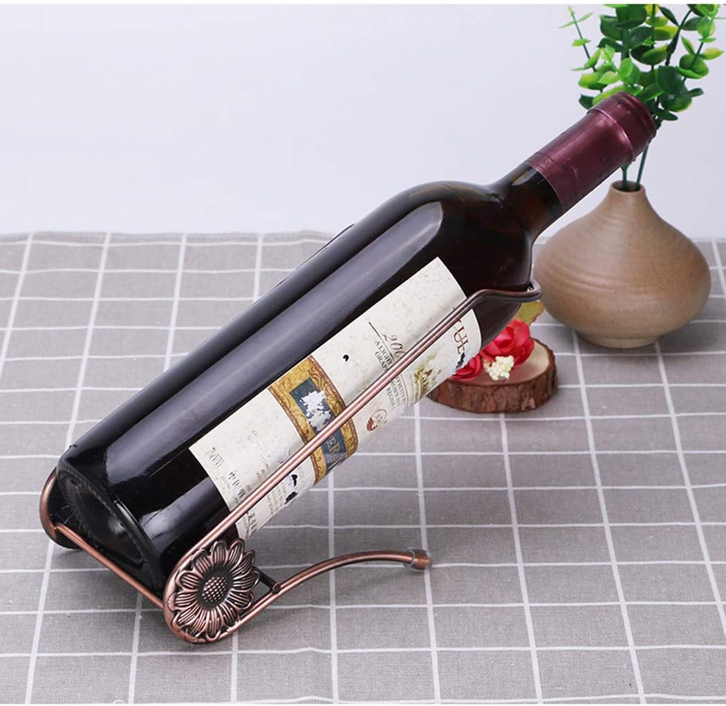 Stainless steel bottle rack - Table wine rack - Decorative inverted wine bottle rack - Modern luxury wine rack - New gift for kitchen and home decor L-shaped - Bronze