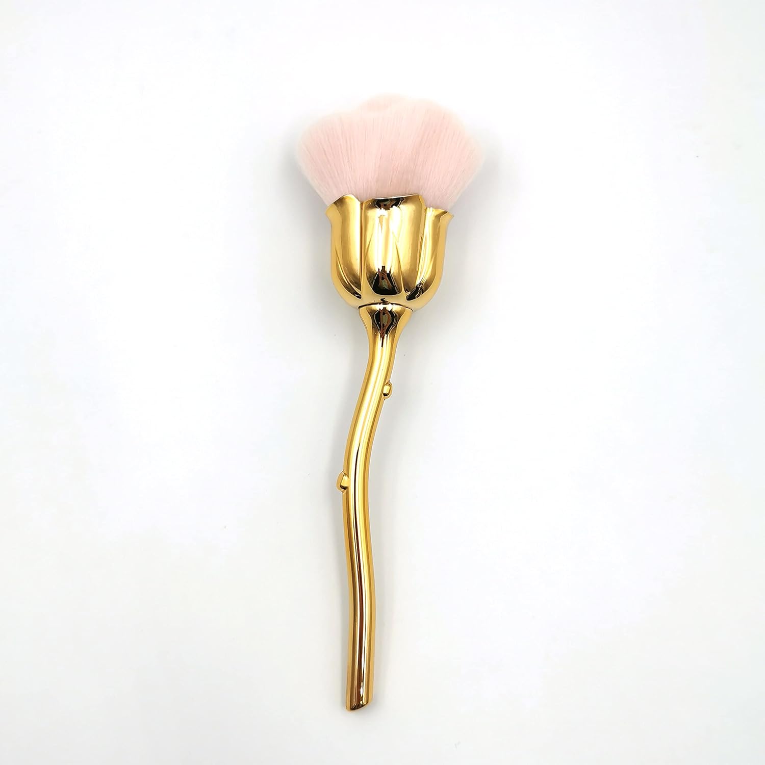 Cleaning Brush - Pink Rose Soft Brush - Suitable for acrylic nail art, manicures, cleaning fabric and can also be used for cutting nails and cleaning makeup brushes, etc. Pink
