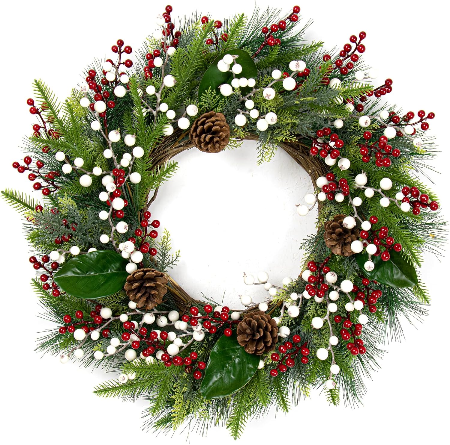 Christmas Tree Decoration - 32-pack - Artificial Red Berry Stems - 16.5 cm - Christmas Berries - Suitable for Christmas, Winter, Holiday, DIY, Decorations