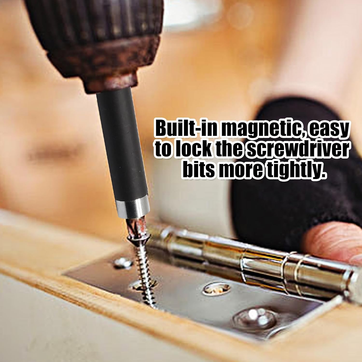 Biaungdo Magnetic Drill Bit Holder, 3 Pack Scalable Screw Drive Guide Self Retracting Sleeve, Mixed Length Extension Bar Adapter Prevent Screws Shaking 80 mm/120 mm/140 mm