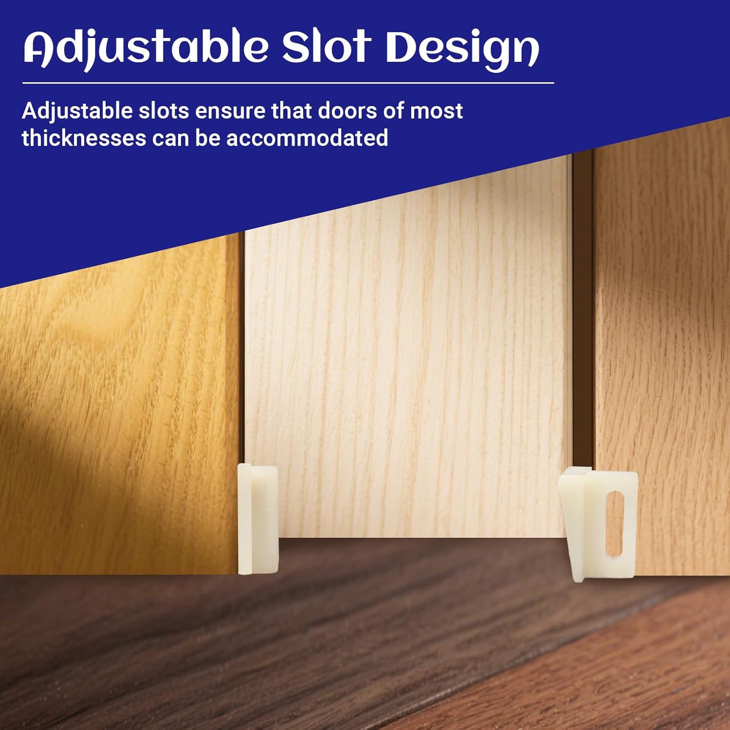 Biaungdo 10 Pack Pocket Door Bottom Guide, White Pocket Door Guide Kits Replacement