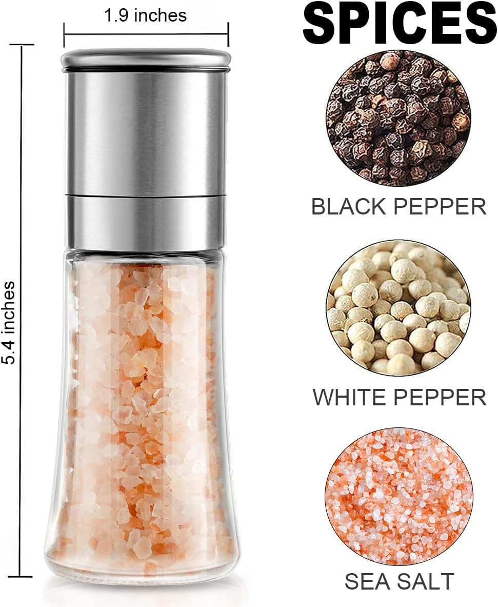 Salt Grinder Pepper Mill, and Set Single Grinder
