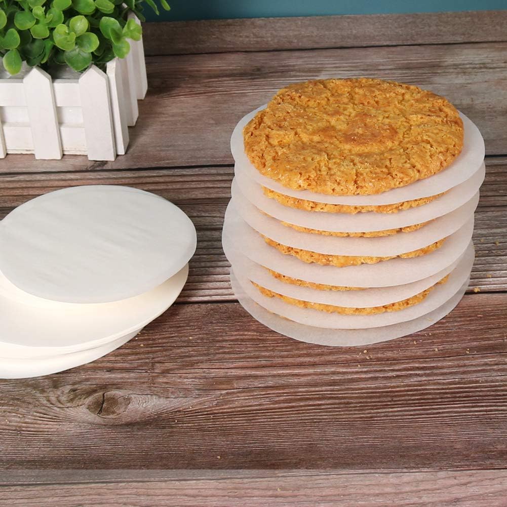 Hamburger Patty Paper Round 4.5 Inch, Set of 200, Non Stick Patty Paper Sheets for Burger Press, Patty Serperate and Cake Baking 5.5/6/7/8/9/10/12inch Available