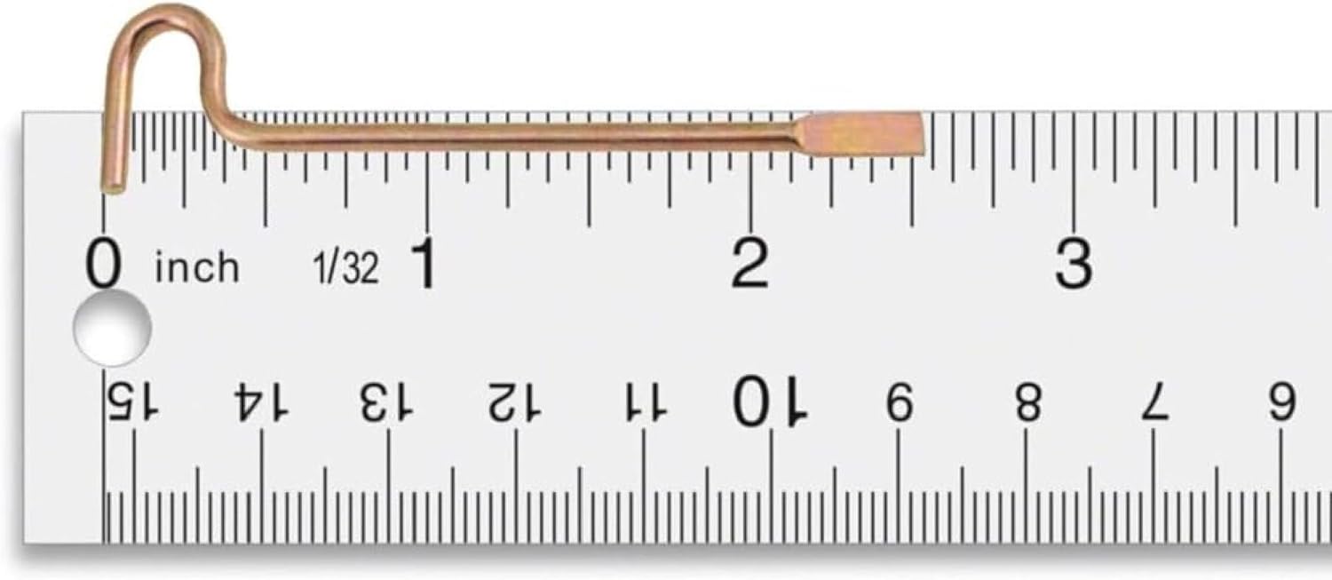 Bedroom/Bathroom Door Steel Emergency Key Pins Compatible with Kwikset Interior Levers and Knobs 10 , Gold Color