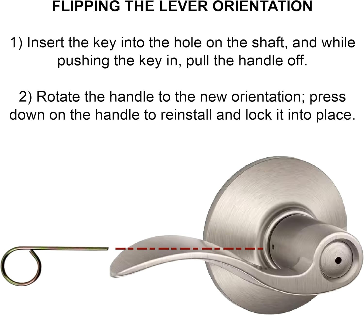 Schlage M504-271 Interior Bedroom Bathroom Emergency Door Lock Key Pin 10 Pack