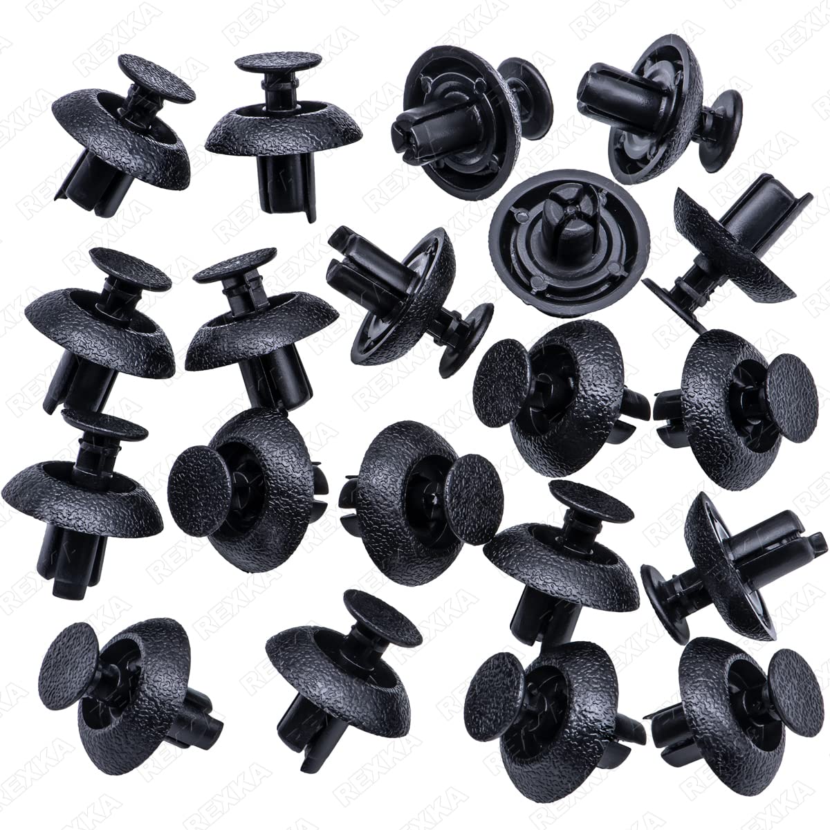 Rexka 20pcs Engine Cover Clips Grille Push-Type Retainer Fasteners 7mm Hole for Toyota Lexus 90467-07211 4Runner Avalon Camry Land Cruiser Prius GX460 IS250 RX350