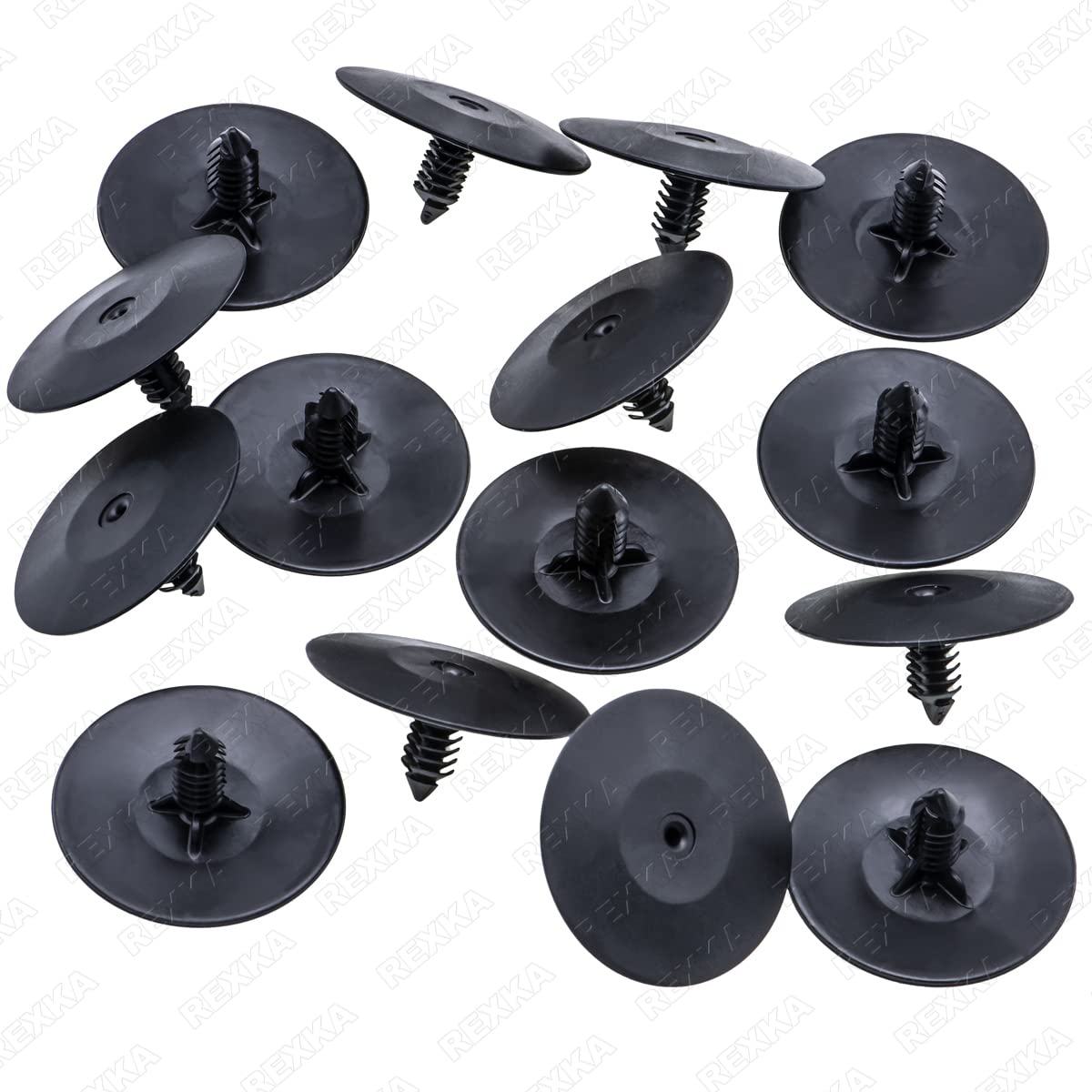 Rexka 15pcs Hood Insulation Retainer Clips 20064875 Compatible with GM Cadillac Buick GMC Hummer Pontiac Saturn