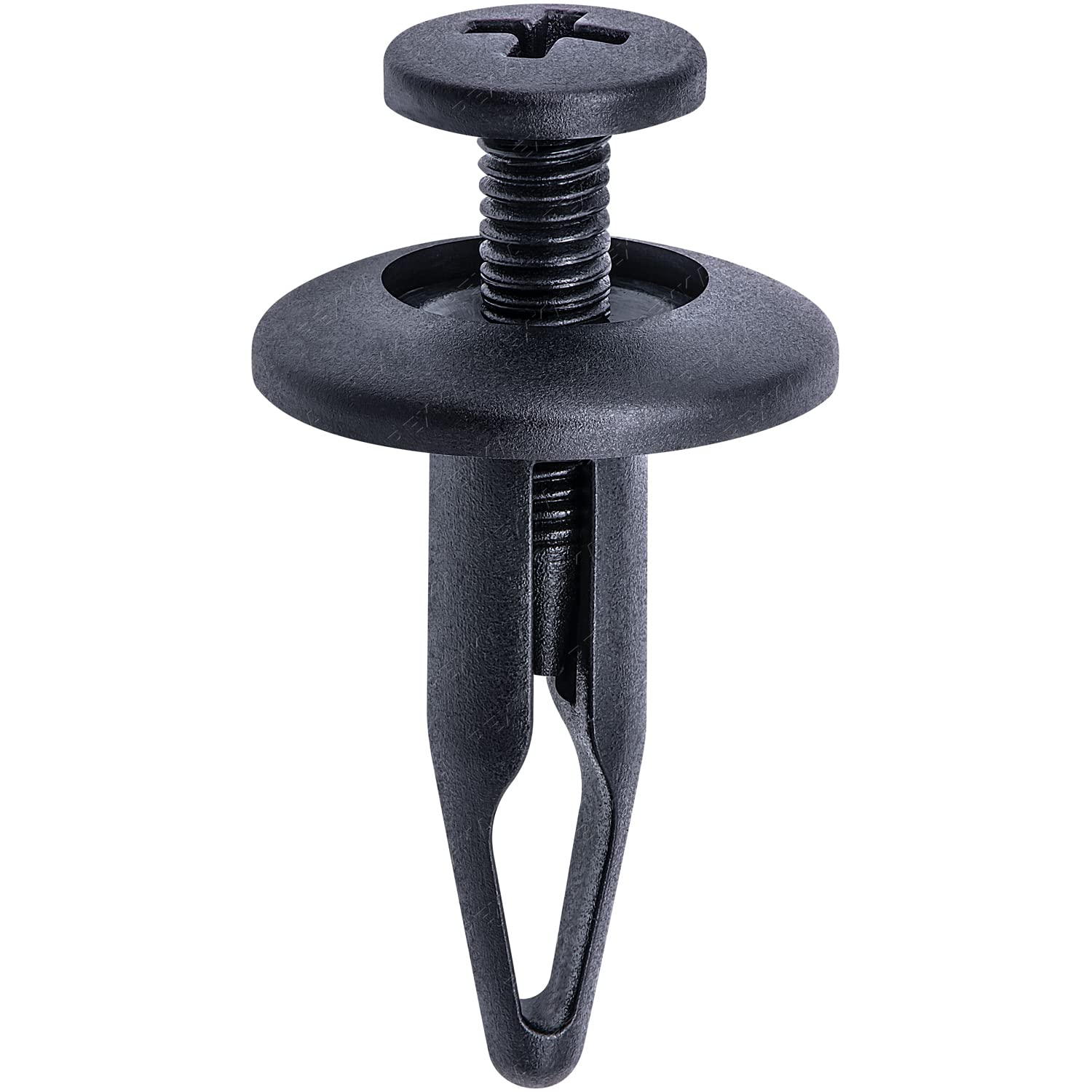 Rexka 20pcs Radiator Shroud & Trim Retainer Push-Type Clips Rivet Compatible with GM 20664092 Ford N804570S