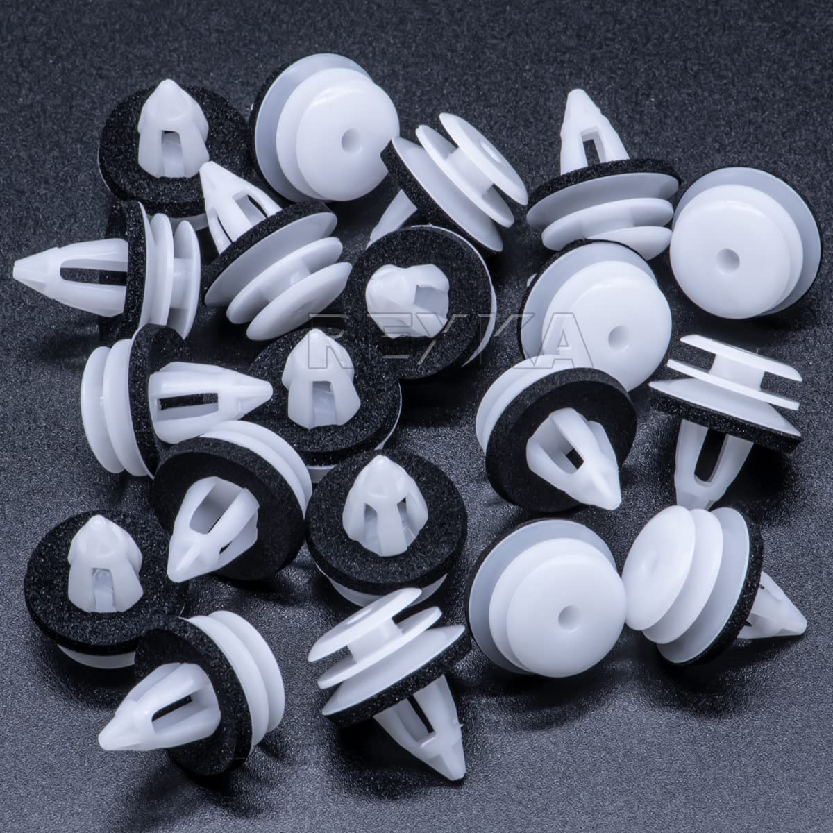 Rexka 20pcs Door Trim Panel Trunk Lid Headliner Retainer Clip Compatible with BMW E46 E90 F30 X5 X3 E60 51-41-8-224-768 51418224768