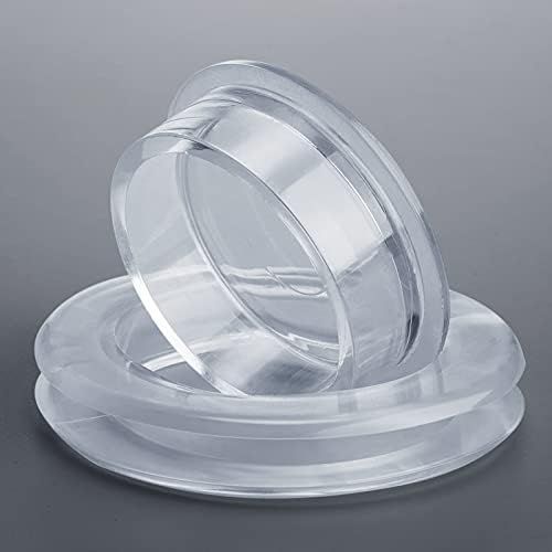 2 Inch Patio Table Umbrella Hole Ring with Cap Set Silicone Transparent Umbrella Thicker Hole Ring Plug and Cap Set or Outdoor Patio Garden Beach Table Umbrella Plug Clear,1 Set