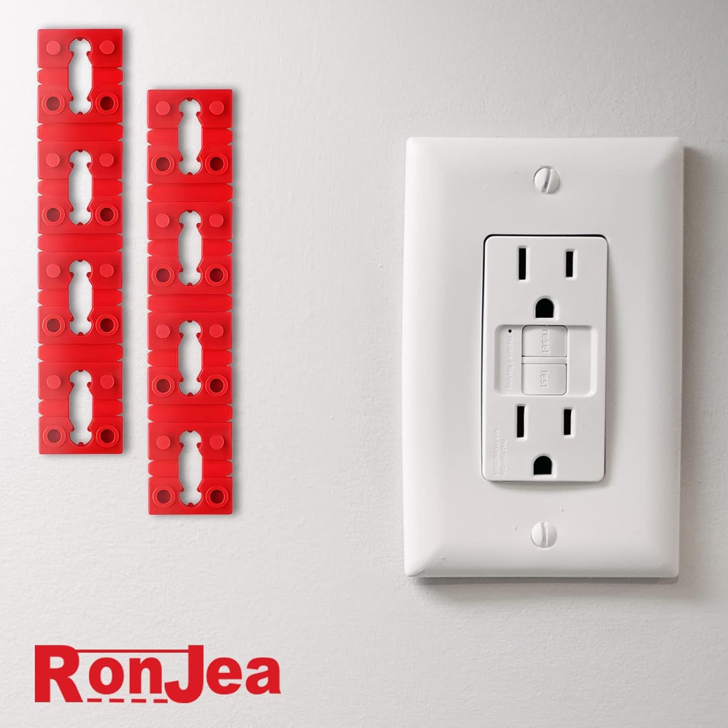 Outlet Spacers or Electrical Box, 48 PCS Switch and Receptacle Spacers or Loose Outlet Plug ix, Electrical Extender Outlet Shims Light Switch Spacer