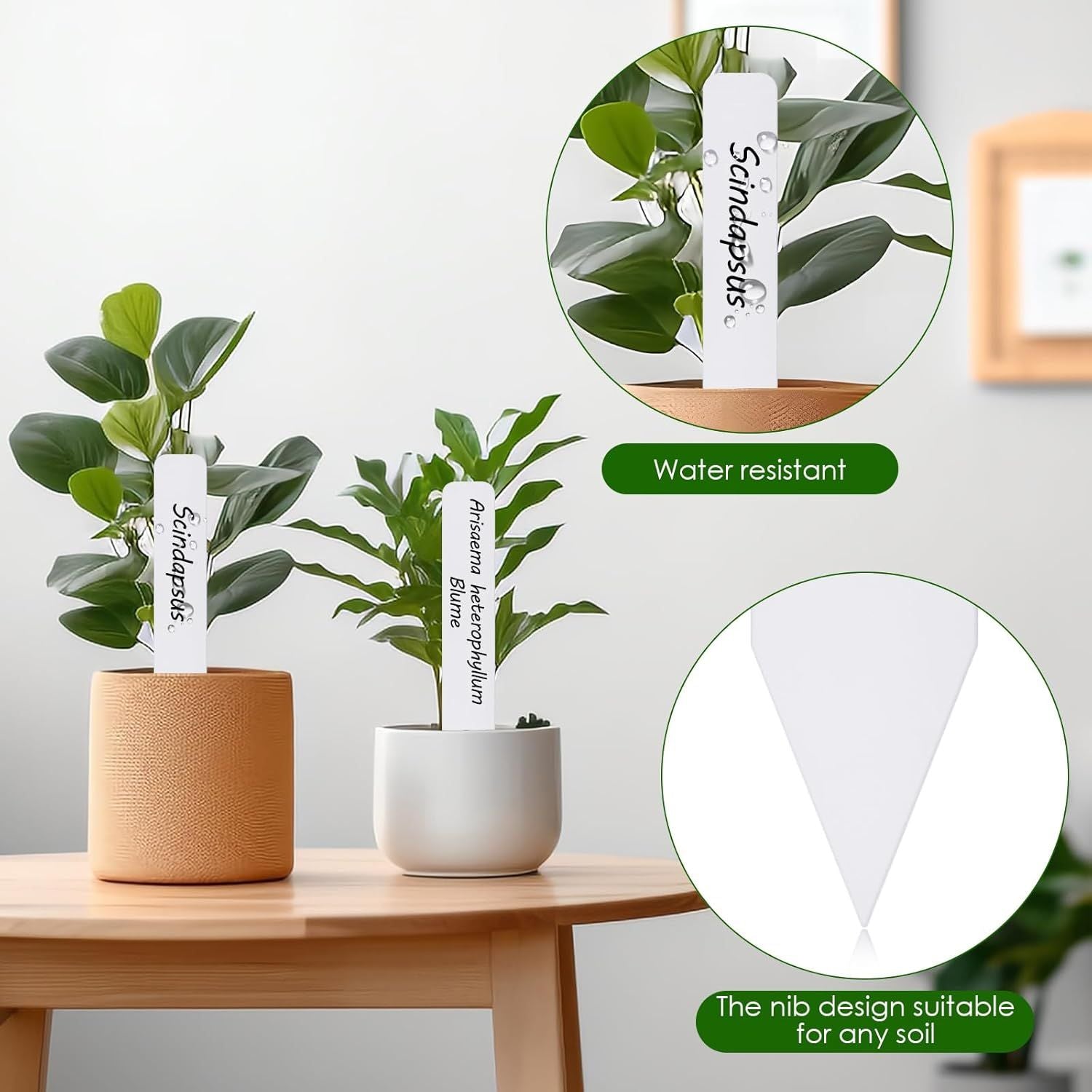 Plant Labels 120PCS, Outdoor Waterproo Garden Markers, Plastic Nursery Seed Plant Tags with Bonus a Permanent Marking Pen, Gardening Gits or Women Men…