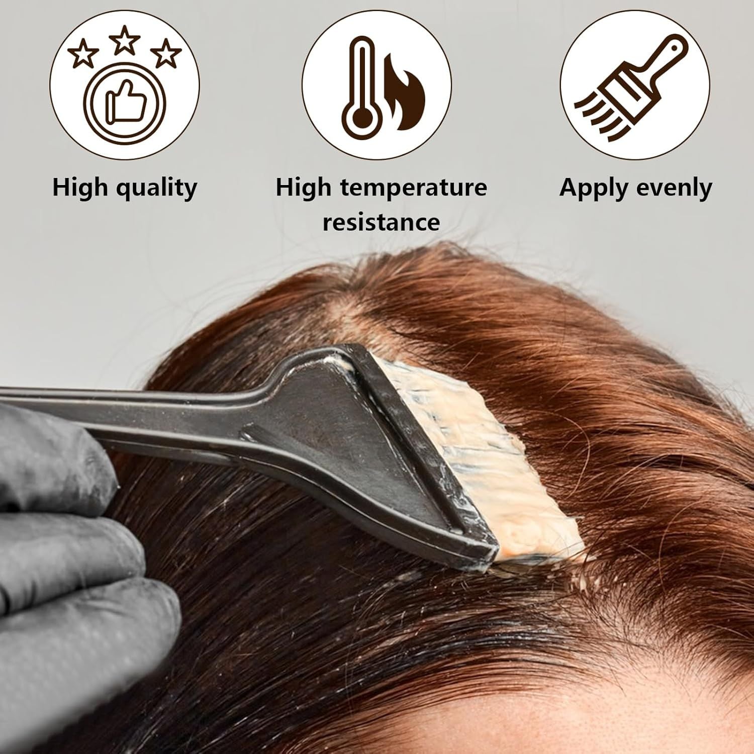 6 Pcs Hair Dye Brush Applicator Kit, Hair Color Brushes or Women Men, Hair Coloring Brush Set, Hair Color Applicator Brush Combs, Hair Dye Applicator Brush, Hair Tint Dyeing Hair Dying Tools Kits