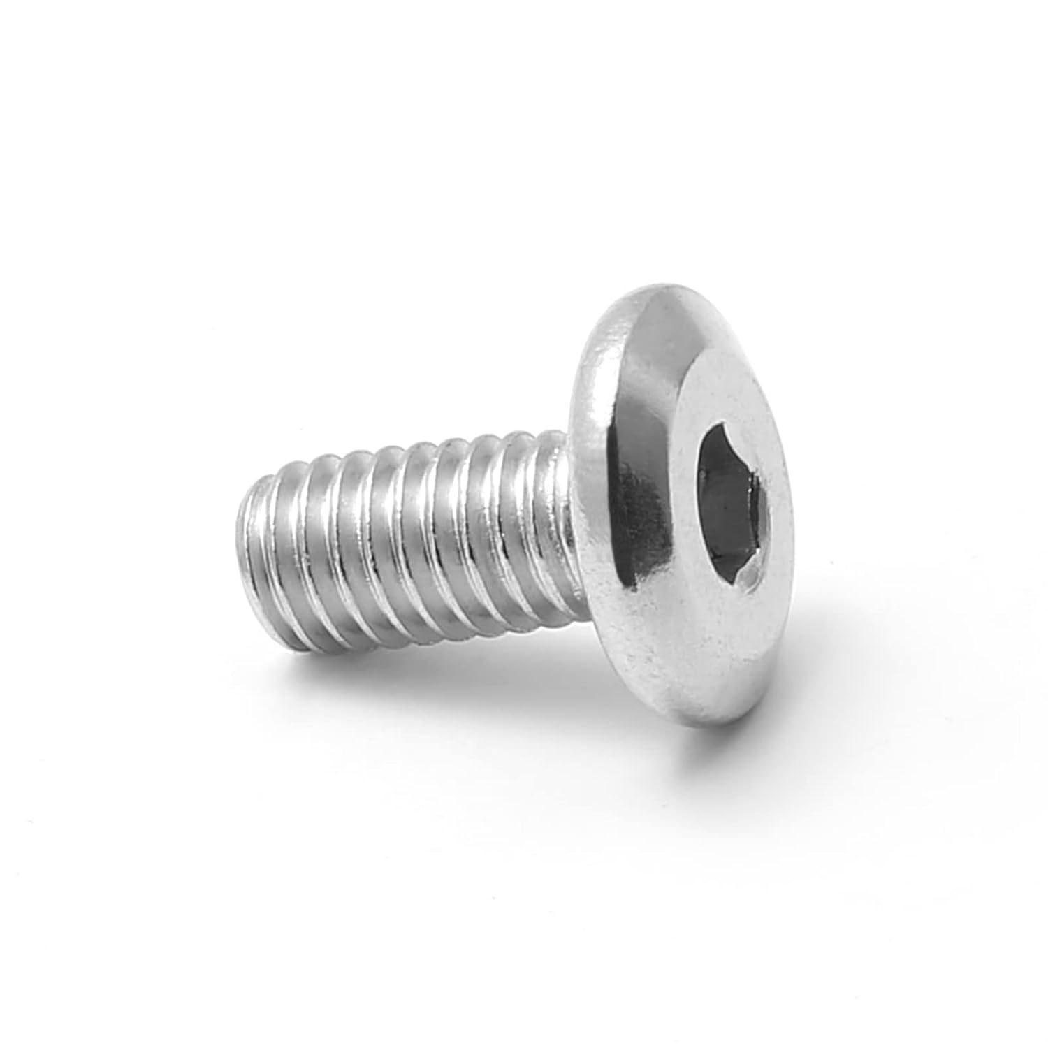 Biaungdo 30 Pcs M6x12mm Stainless Steel Flat Head Hex Socket Cap Bolts Screws Countersunk Connector Fastener