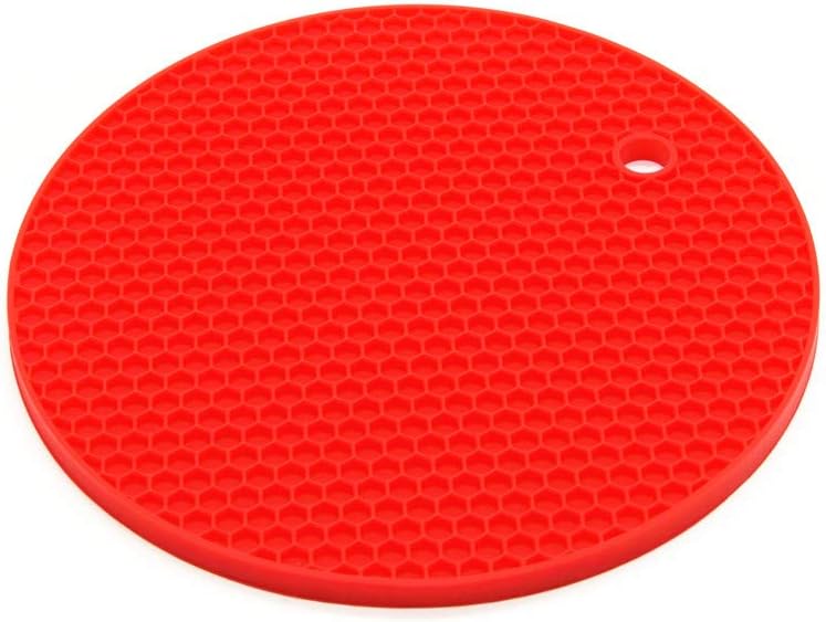 Bangp Silicone Coasters Set of 4 , Trivet Mats,Multipurpose Thermally Insulated Containers, Non-Slip, Flexible, Durable Heat Proof Mats