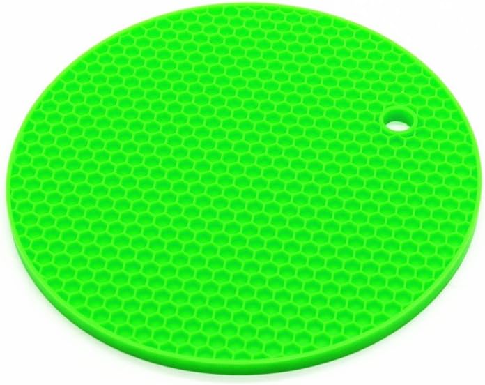 Bangp Silicone Coasters Set of 4 , Trivet Mats,Multipurpose Thermally Insulated Containers, Non-Slip, Flexible, Durable Heat Proof Mats