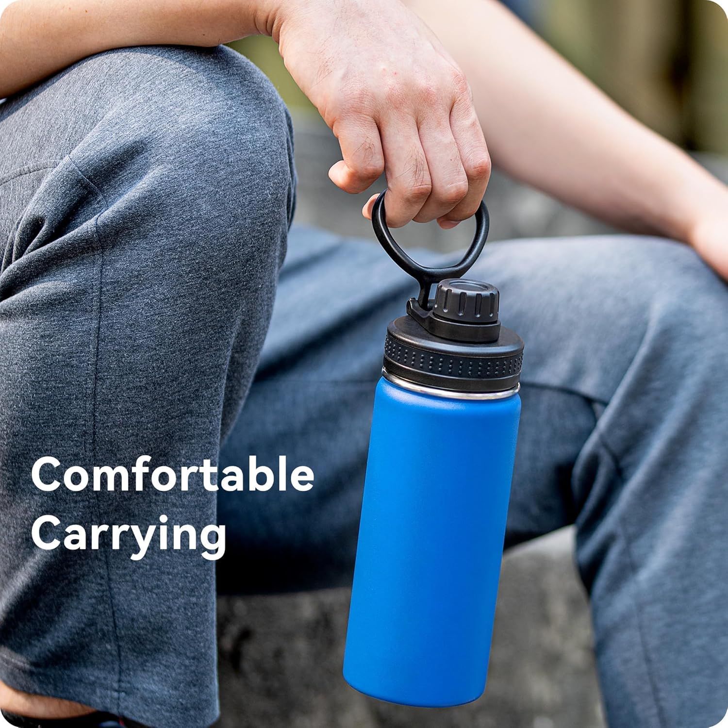 Replacement Spout Lid for Hydro Flask Wide Mouth Bottles 12/16/18/22/32/40/64oz – 2.28" Leak-Proof Sports Cap Accessory, Secure Fit