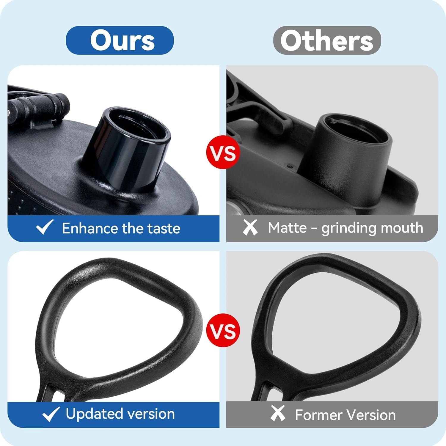 Replacement Spout Lid for Hydro Flask Wide Mouth Bottles 12/16/18/22/32/40/64oz – 2.28" Leak-Proof Sports Cap Accessory, Secure Fit
