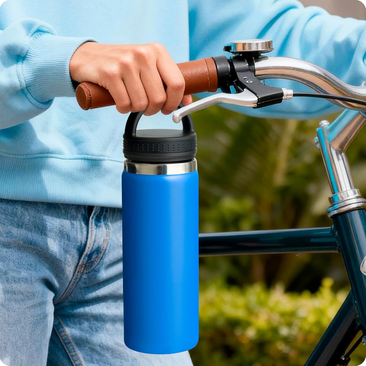 Lid for Hydro Flask12 16 18 20 32 40 64oz Wide Mouth Bottle, Replacement lid for Thermoflask,Iron Flask,Takeya and More 2.28" Wide Mouth Bottles