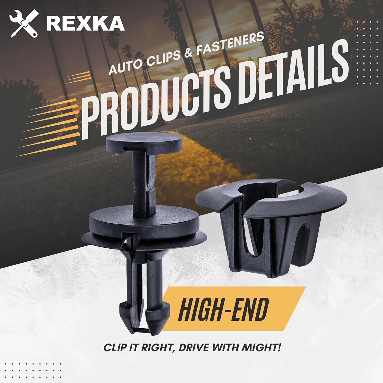 Rexka 15 Sets Silverado Bumper Clips Front Air Dam Deflector Retainer Clips Nut Grommet 15733971 15733970 Fits Chevy Trucks Suburban Tahoe Trailblazer GMC Canyon Savana Sierra Yukon Avalanche