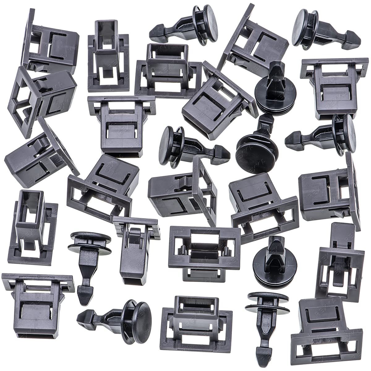 Rexka 30pcs Striker Engine Cover Retainer Clip & Grommets Kit for Honda Acura Odyssey, Pilot, Ridgeline Acura MDX, RDX, TLX 91548-TZ5-A02 91547-TZ5-A02 91548TZ5A02 91547TZ5A02