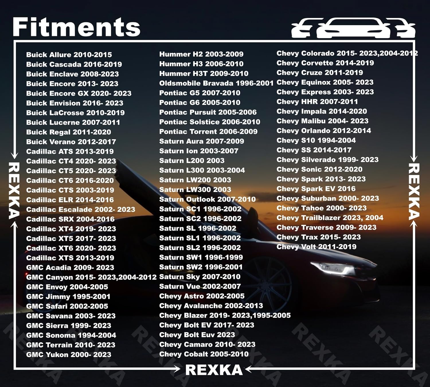 Rexka 30pcs M4.2-1.4mm Bumper Cover Fender Liner U Nut Clips 11609952 for GM Chevy Hummer Buick Cadillac Saturn Cadillac GMC Trucks - Multipurpose