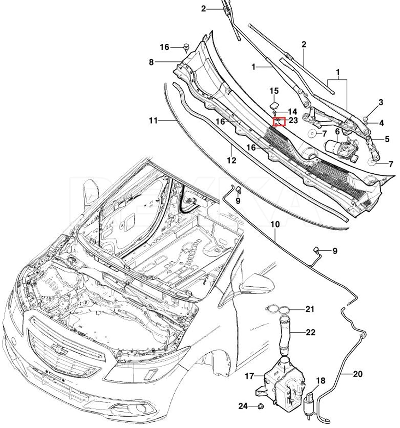 Rexka 30pcs M4.2-1.4mm Bumper Cover Fender Liner U Nut Clips 11609952 for GM Chevy Hummer Buick Cadillac Saturn Cadillac GMC Trucks - Multipurpose