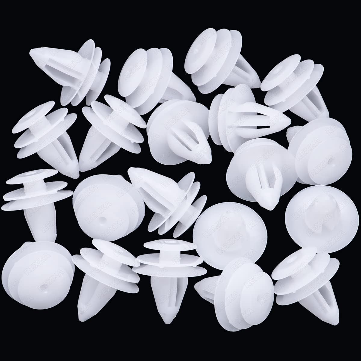 Rexka 20pcs Door Trim Panel Clips Compatible with Nissan Infiniti 01553-09791 350Z Altima Frontier Maxima Pathfinder Quest Sentra Titan Xterra