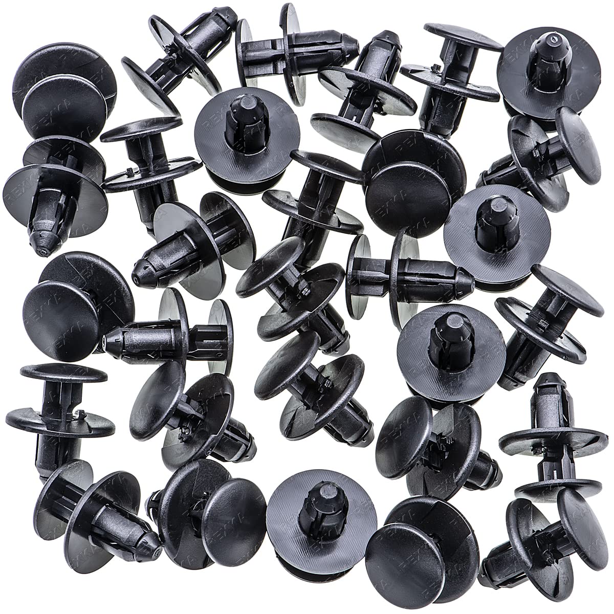 Rexka 30pcs Fender Liner Splash Shield Wheelhouse Liner Retainer Clips Rivet 11612035 for GM Buick Cadillac Chevrolet GMC