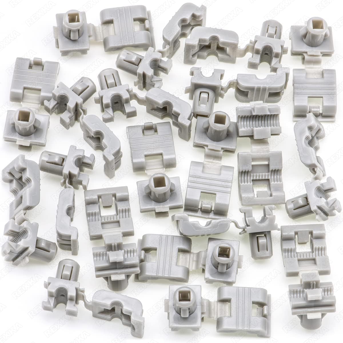 Rexka 20pcs Tailgate & Door Lock Rod Latch Clips 5/32 Rod Size for GM Trucks 16629990 16675980 Ford F150 F250 F350 Super Duty Buick Chevy Cadillac Trucks
