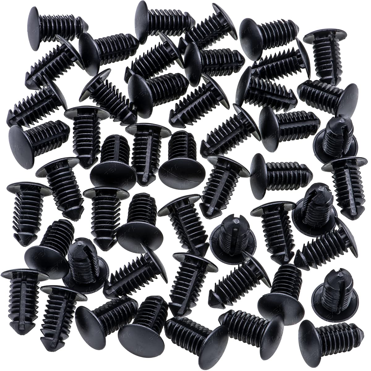 Rexka 50 pcs Trim Panel Retainer Clip Push Pin Compatible with Ford N807721-S Chrysler 6504043 Explorer…