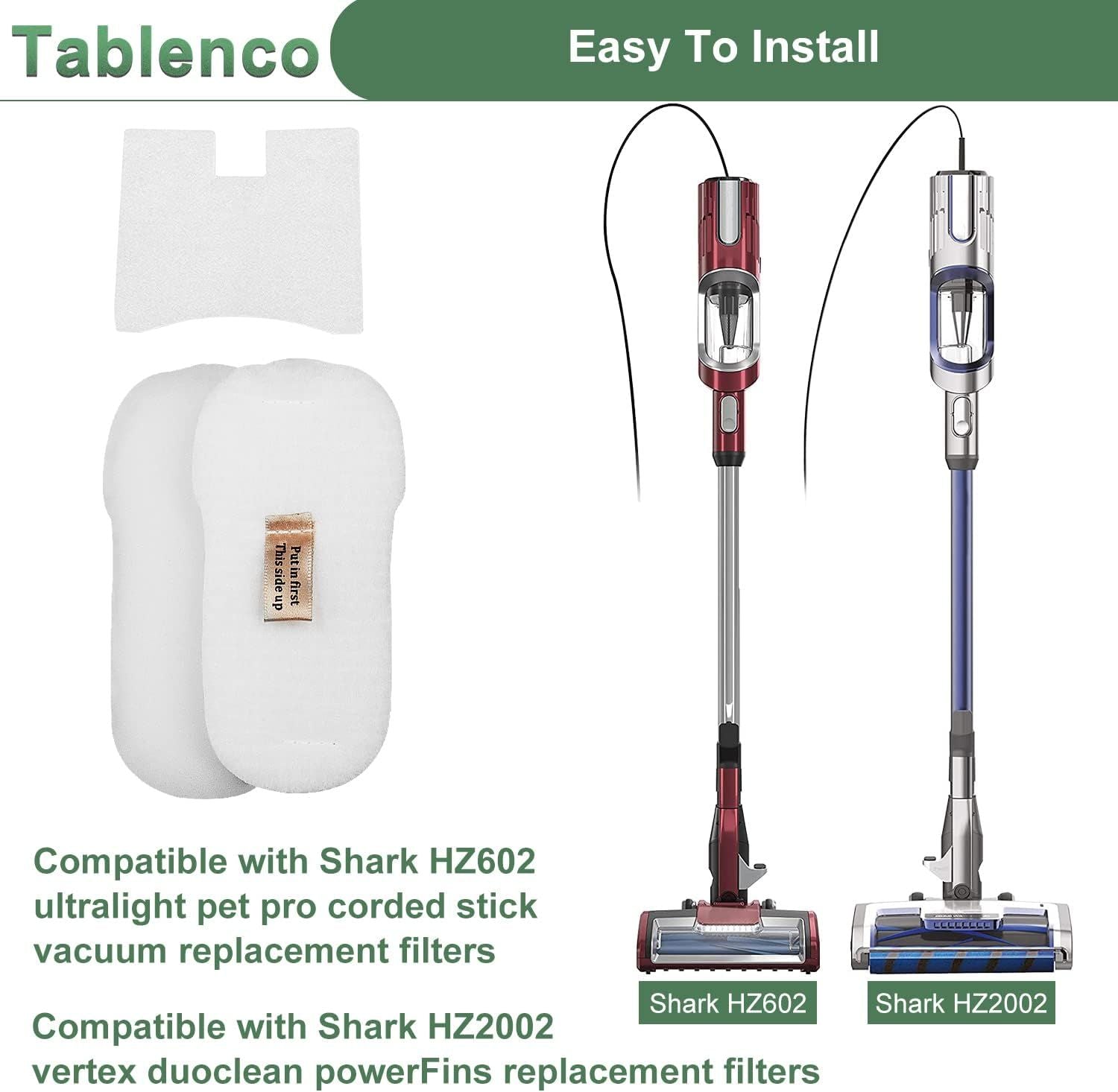 or Shark HZ602 ilter Replacement Ultralight Pet Pro Corded Stick Vacuum and HZ2002 Vertex DuoClean Powerins it HZ2000 HZ251 HZ250 HH200 HH202,4 oam elt 4 Motor Kit No cleaning brush