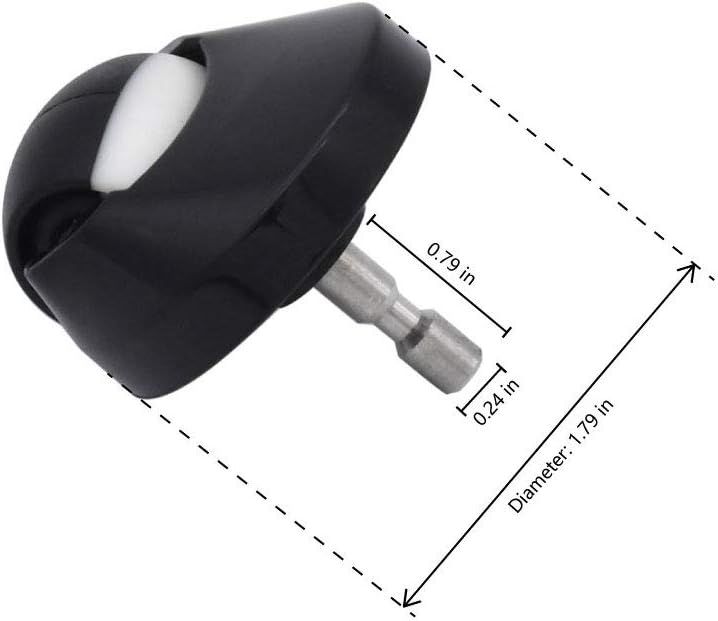 Replacement ront Wheel Caster Ball Assembly Compatible with All iRobot Roomba 500, 600, 700, 800, 900, e, i, & j Series Robot Vacuums, 2-Pack.