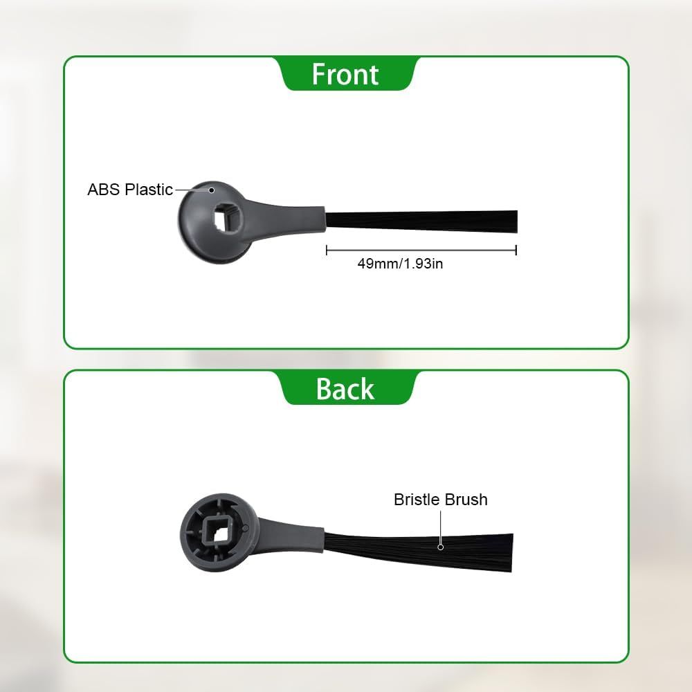 Replacement Side Brushes Compatible with All Shark IQ and AI Series Robot Vacuum Models, 10-Pack.