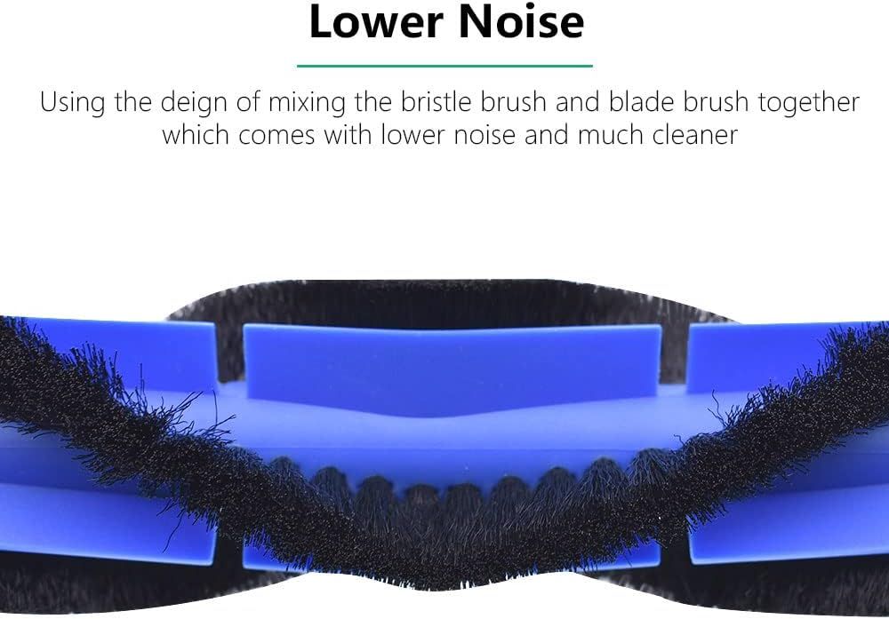 Replacement Rolling Brushes Rollers Compatible with euy RoboVac 11S, 15T, 30, 30C, 15C, 12, 25C, 35C, 11S Max, 15C Max, G20, G30, G30 Edge, Robot Vacuums Parts, 3-Pack.