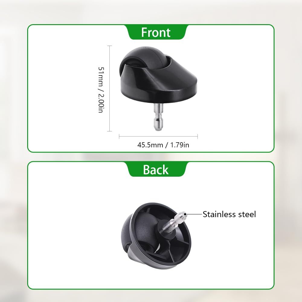 Replacement Part Caster ront Wheel Compatible with All iRobot Roomba 500, 600, 700, 800, 900, e, i, & j Series Robot Vacuum and Mop, 2-Pack.