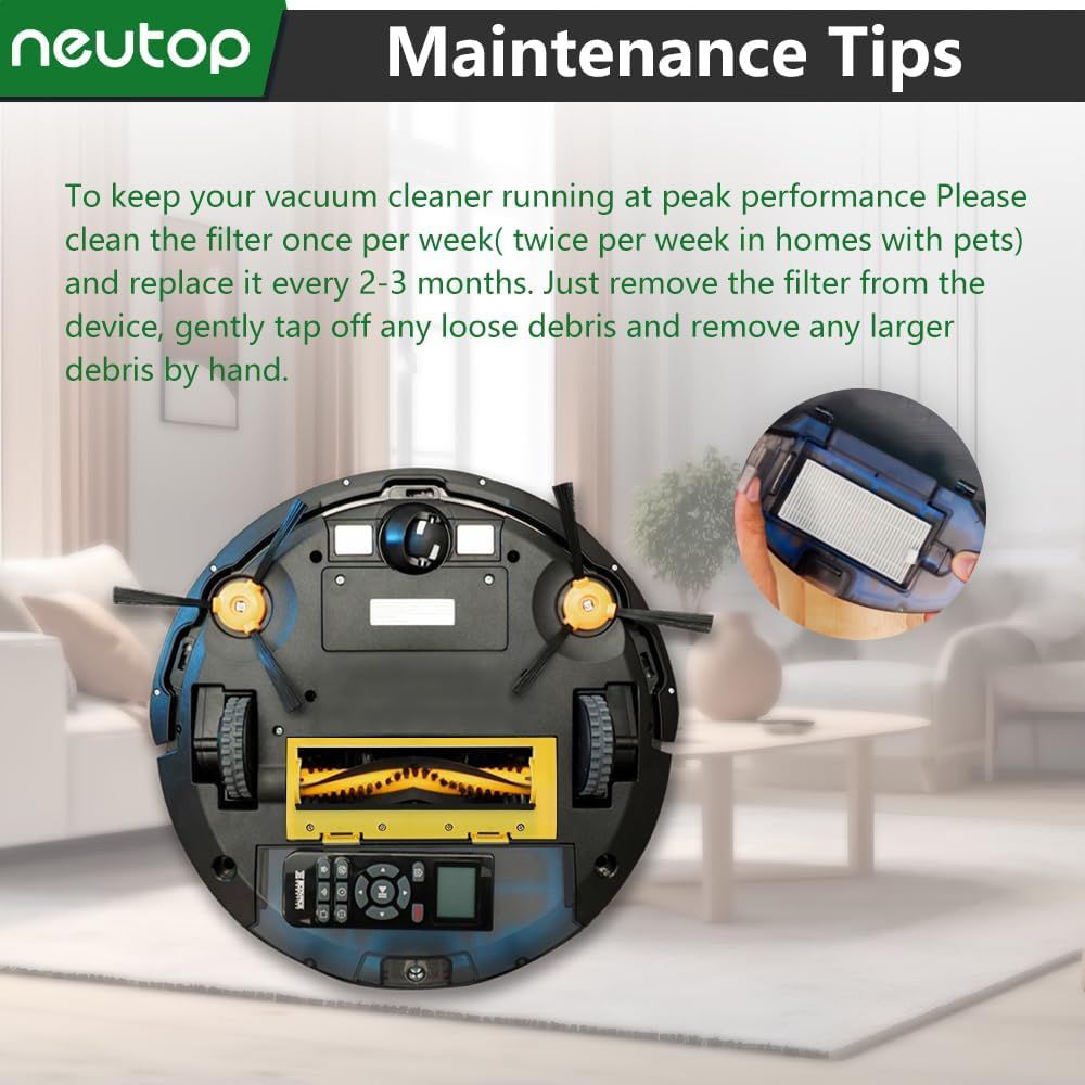 Replacement ilters Compatible with Ecovacs Deebot N79S N79 DN622 DN622.11 DN622.31 N79W N79se Deebot 500 DC3G and Yeedi K600 K700, Robot Vacuums, 9-Pack.