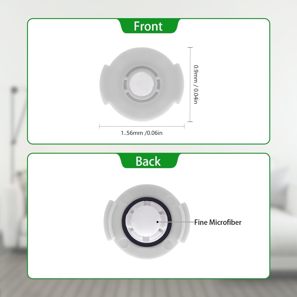 Mop Cloths Pads Water Tank ilter Compatible with Q7, Q7 Max, S6, S6 Pure/MaxV, S5 Max, S5, S4, E5, E4, E35 and E2 Robot Vacuums, 18-Pack.