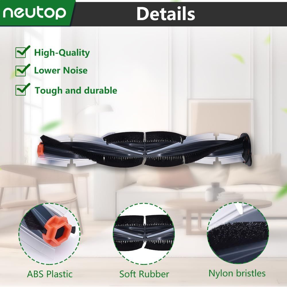 Replacement Brush Compatible with Neato Botvac Connected Series D10 D9 D8 D3 D4 D5 D6 D7 and Botvac D Series D75 D80 D85 Robot Vacuum Parts Accessories.