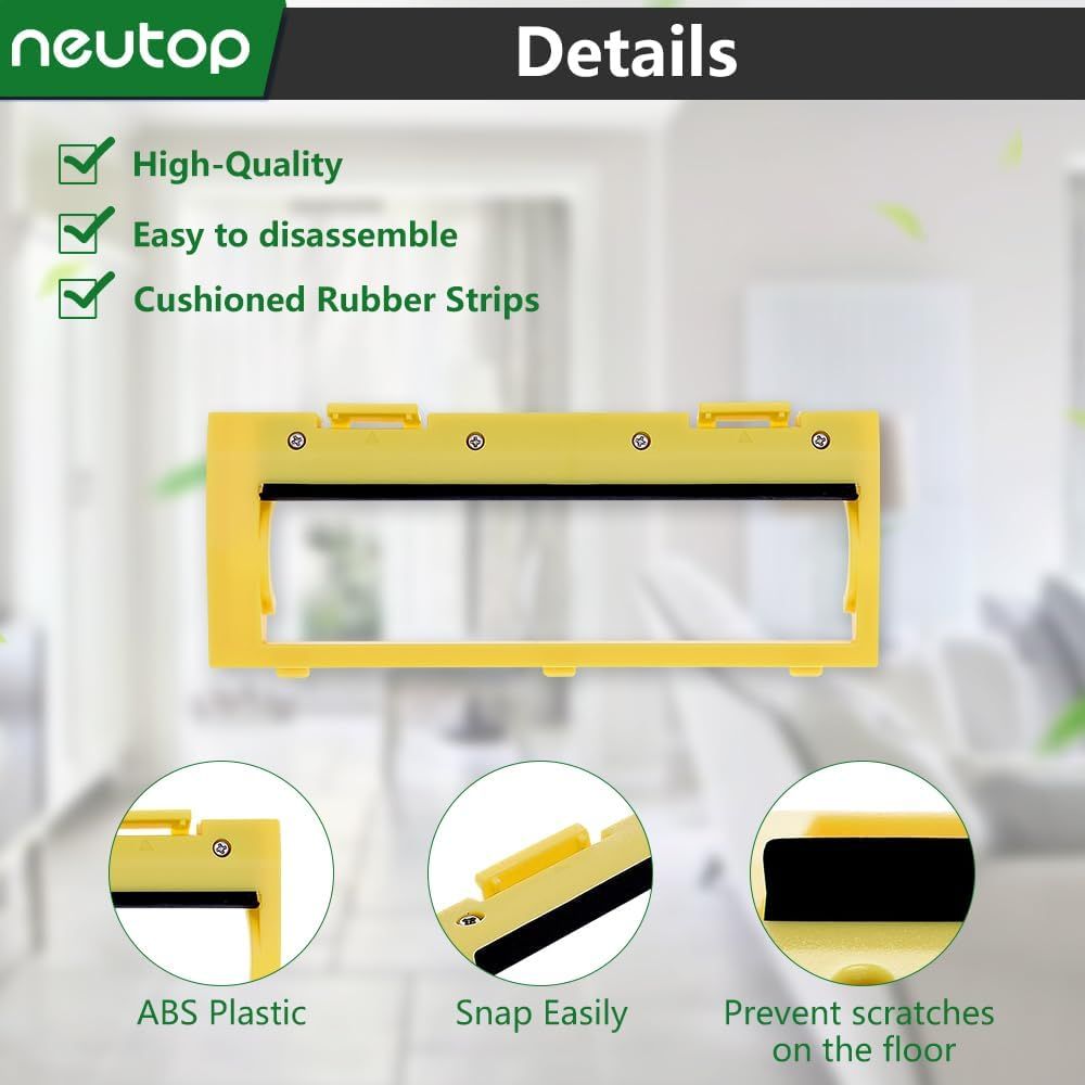 Replacement Brush Guards Covers Compatible with Ecovacs N79S N79T N79 DN622 DN622.11 DN622.31 N79W N79se 500 600 601 661 DC3G and yeedi K600 K601G K700 Robot Vacuum Accessories, 2-Pack.