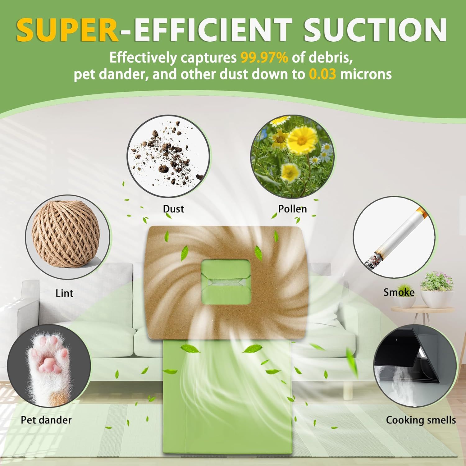 PKBB12DW Type BB Compact Canister Vacuum Bags Replacement or Oreck XL Buster B Canister Handheld Vacuum Cleaner BB180 BB280 BB850 BB870 BB900 BB1000 MV160 CC1600, 10 Pack
