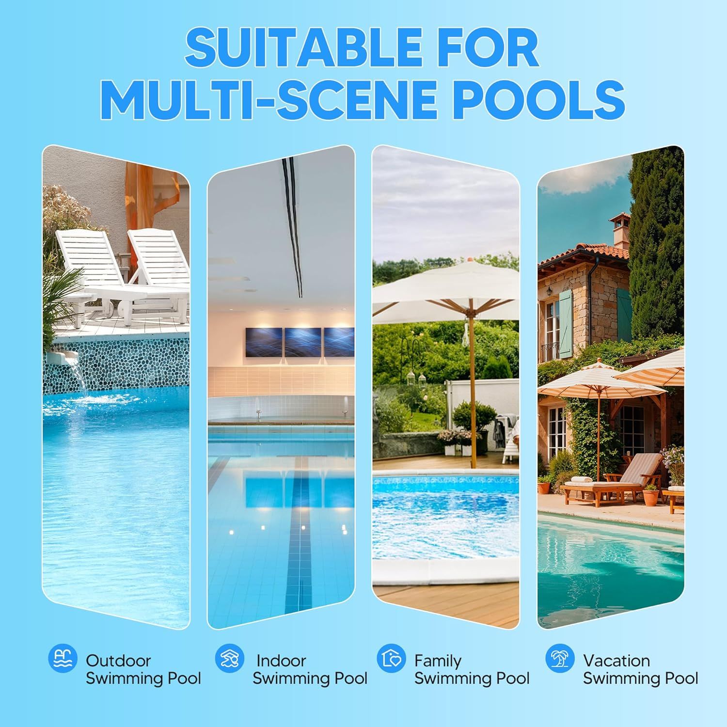 Pool Butterly Clips V-Clips Attachment Clips Replacement or Pool Spa Brush Lea Rake Lea Skimmer 24 Pack