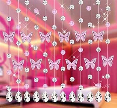 20Pcs Chandelier Crystals, Clear Teardrop Crystal Chandelier Pendants Parts Beads, Hanging Crystals or Chandeliers 38mm, Clear