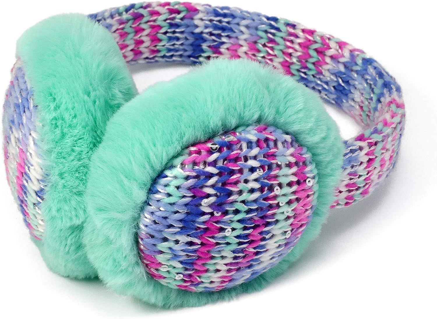 Kids Knit Earmus Winter Outdoor urry Ear Warmers or Boys Girls rom Toddler to Big Kids