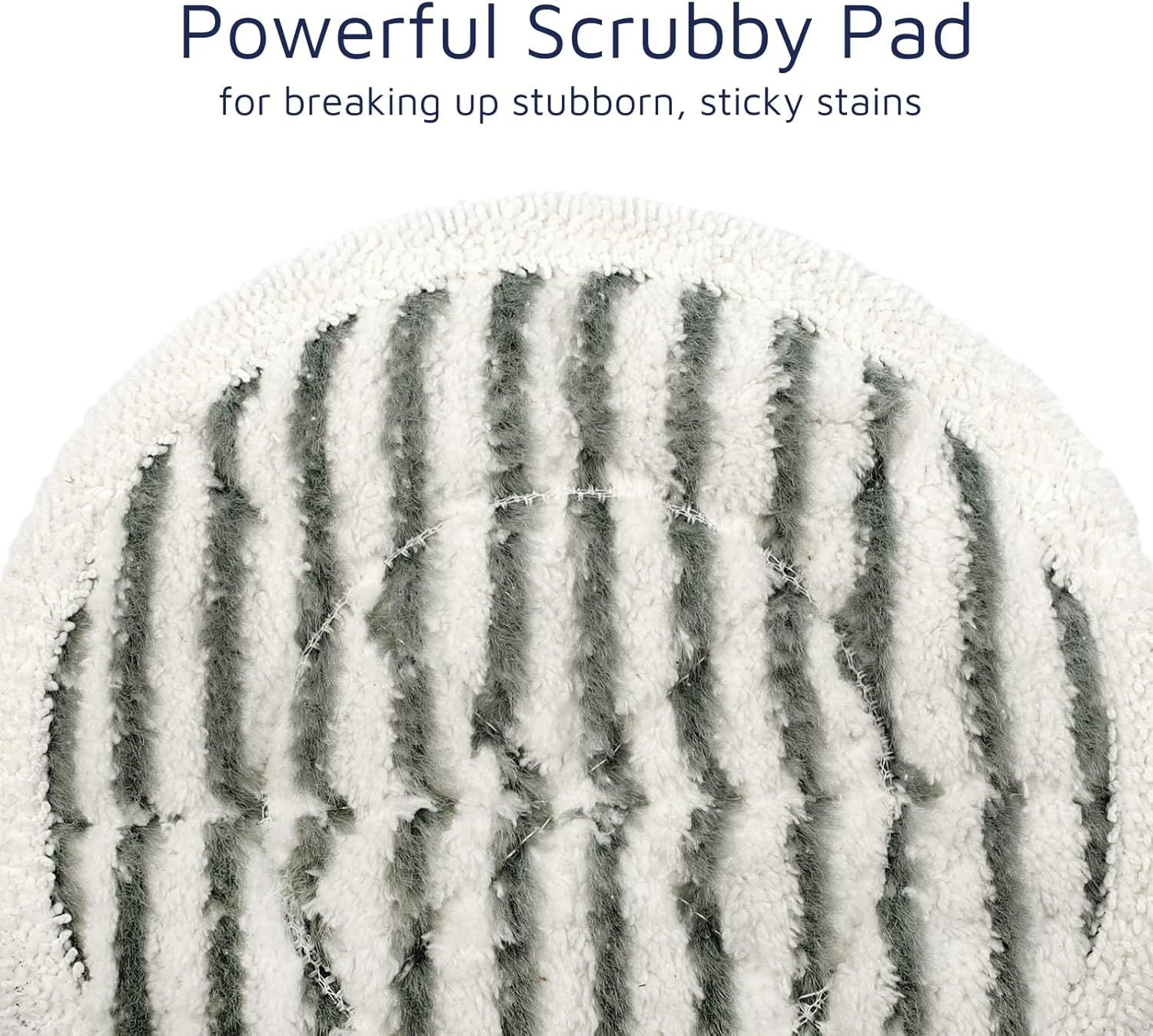 Steam & Scrub Mop Pads or Shark S8201 S8001 S7001 S7201 S7000AMZ S7000 S7005 S7020 S7001C Steam & Scrub Mop Dirt Grip Steam Mop Replacement Pads