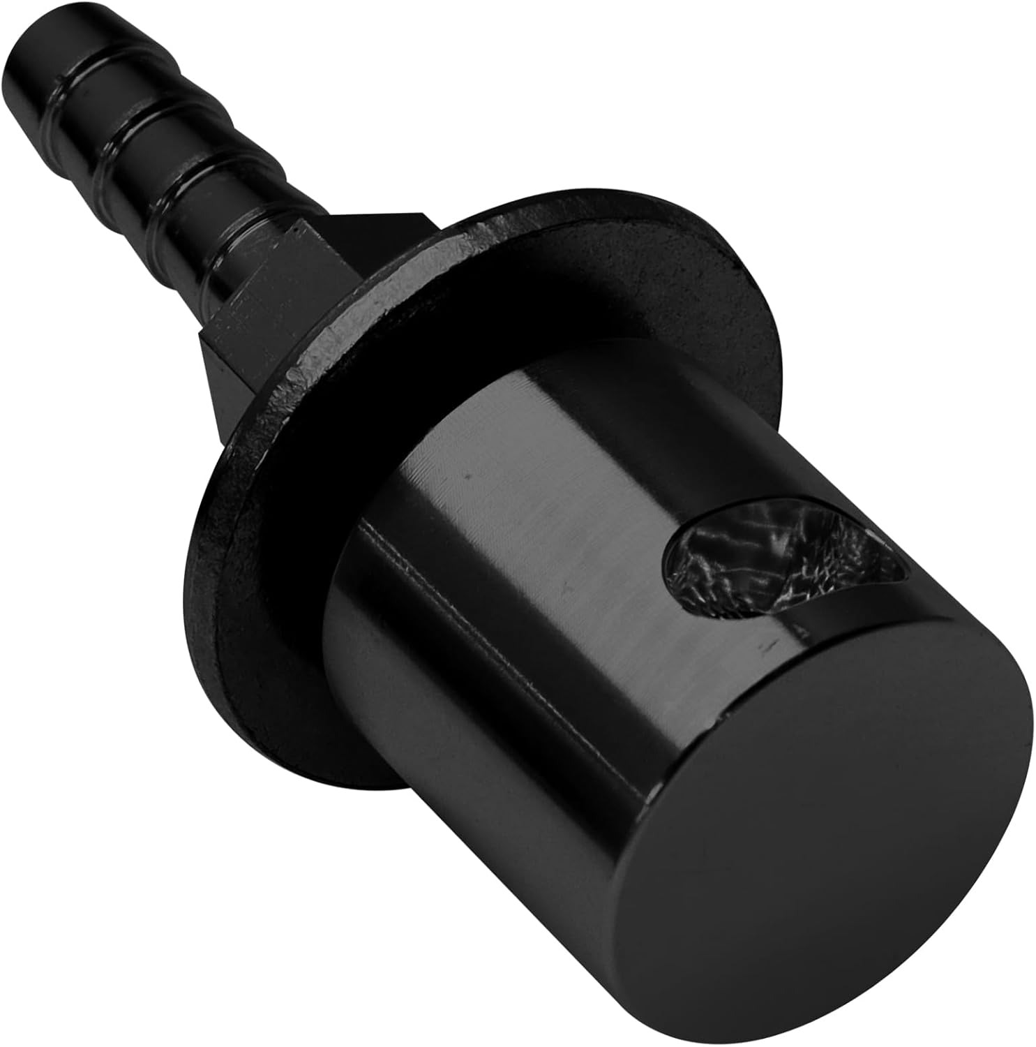 Biaungdo Black Fuel Tanks Remote Mount Vent Valve, 5/16 Inch Hose Barb Size Tank Vent Line Replacement Part